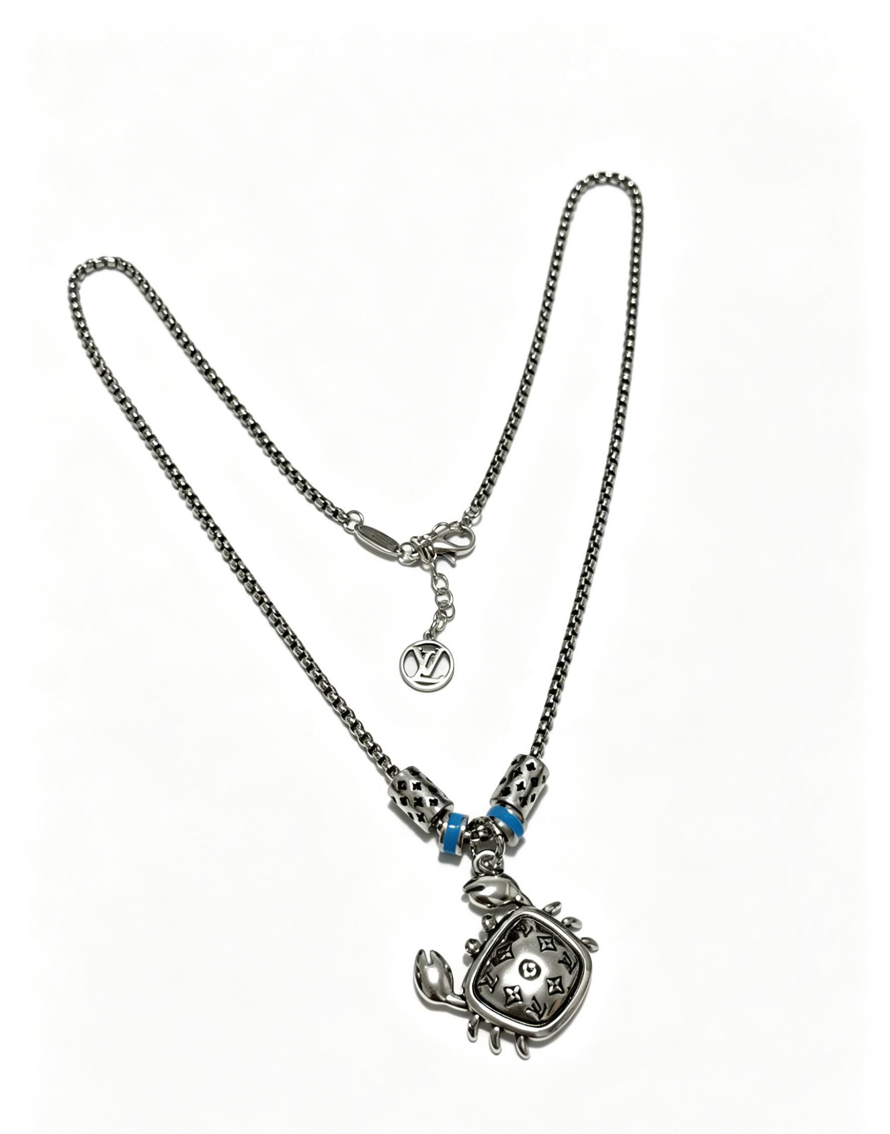 Louis Vuitton Crab Charm Necklace